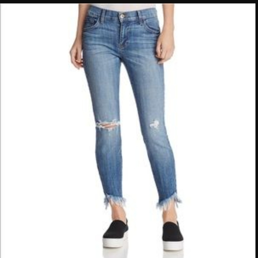 PISTOLA Aubrey Frayed Hem Jeans Size 30